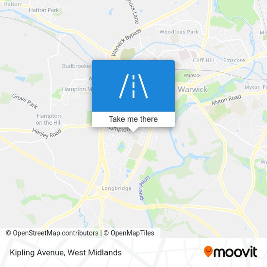 Kipling Avenue map