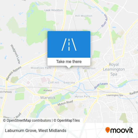 Laburnum Grove map