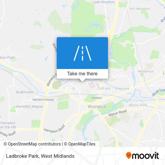 Ladbroke Park map