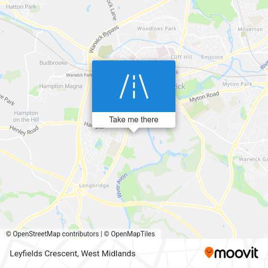 Leyfields Crescent map