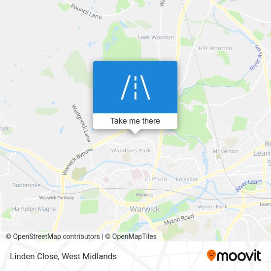 Linden Close map