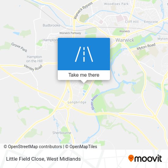 Little Field Close map
