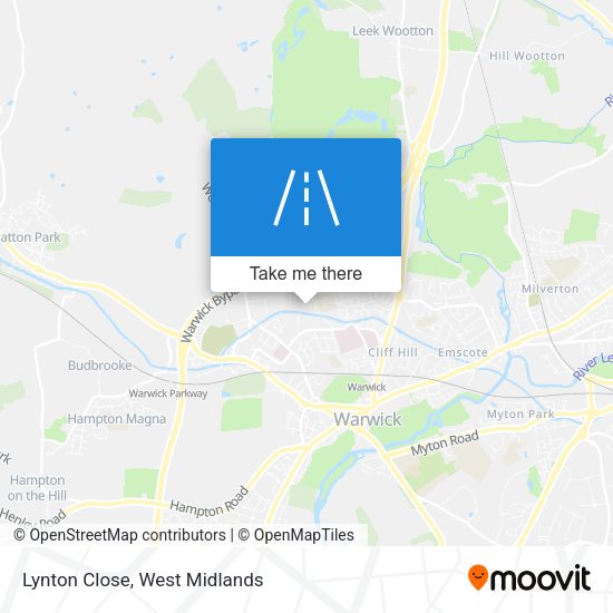 Lynton Close map