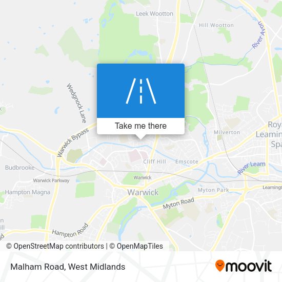 Malham Road map