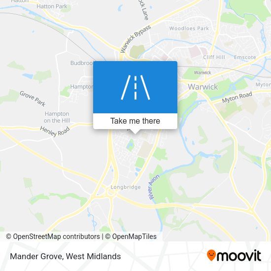 Mander Grove map