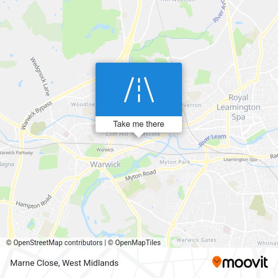 Marne Close map