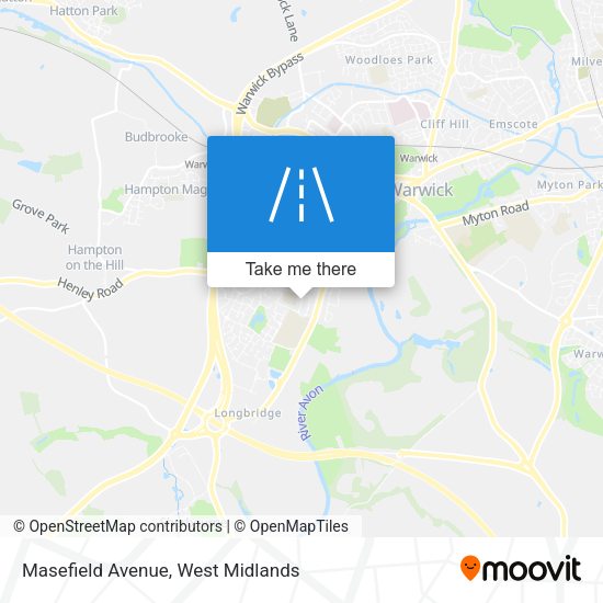 Masefield Avenue map