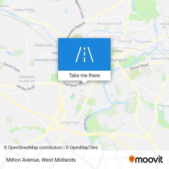 Milton Avenue map