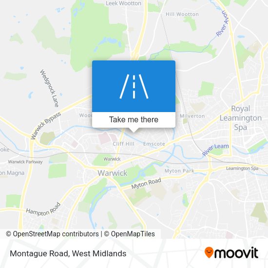 Montague Road map