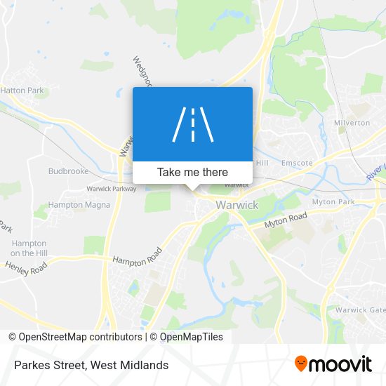 Parkes Street map