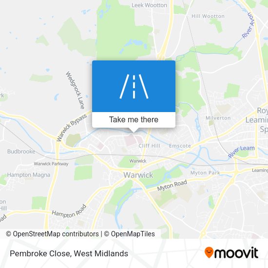 Pembroke Close map