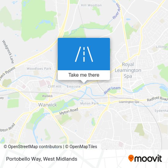 Portobello Way map