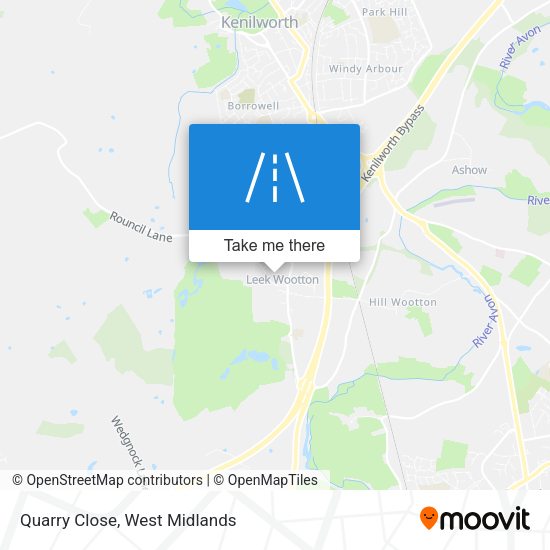 Quarry Close map