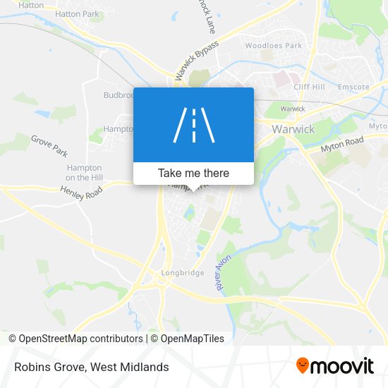 Robins Grove map