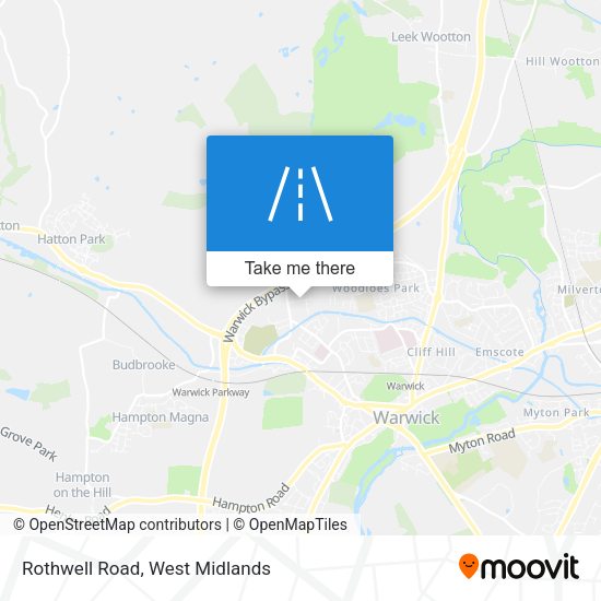 Rothwell Road map