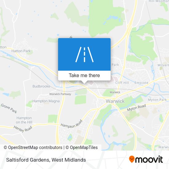 Saltisford Gardens map