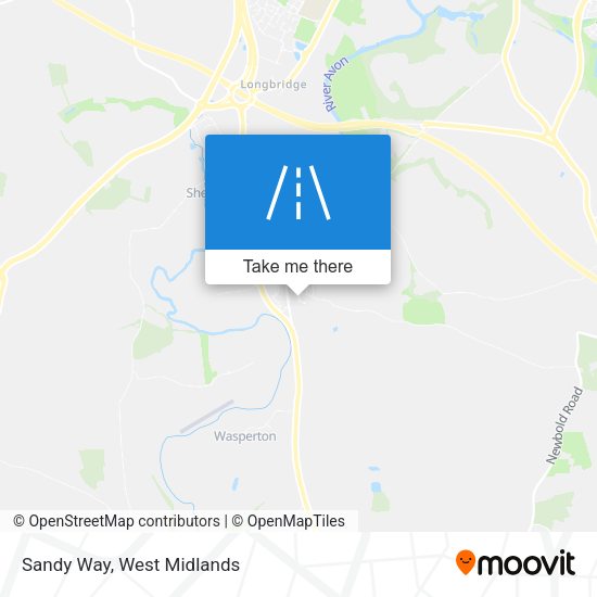 Sandy Way map