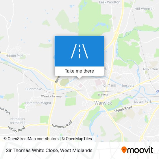 Sir Thomas White Close map