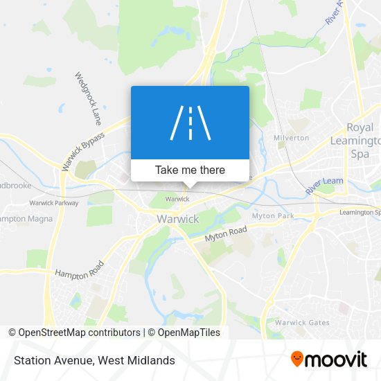 Station Avenue map