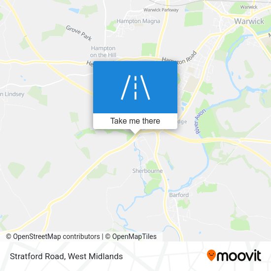Stratford Road map