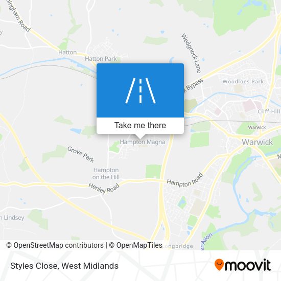 Styles Close map