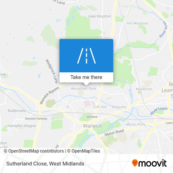 Sutherland Close map