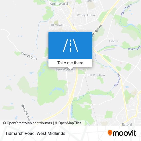 Tidmarsh Road map