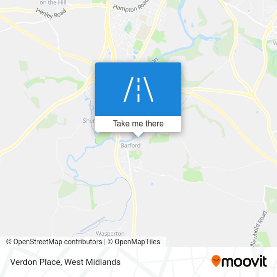 Verdon Place map