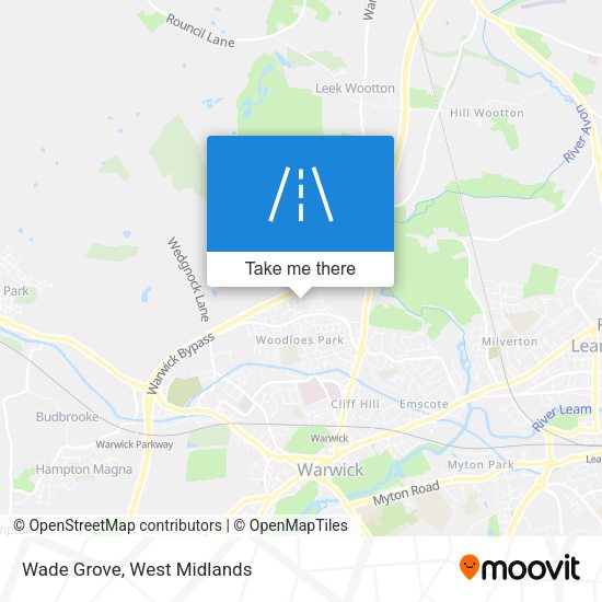 Wade Grove map