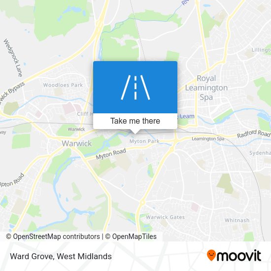 Ward Grove map
