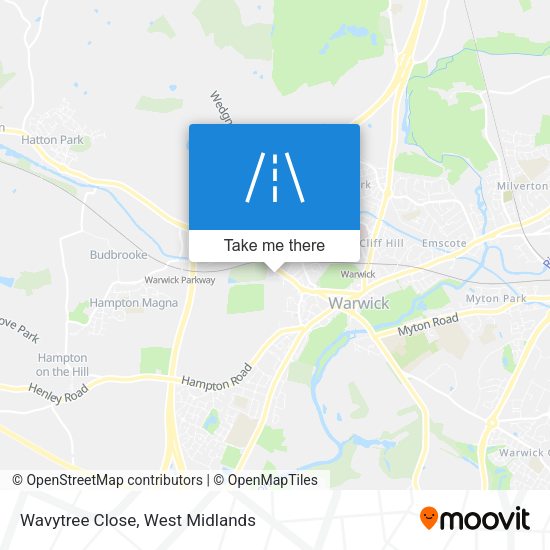 Wavytree Close map