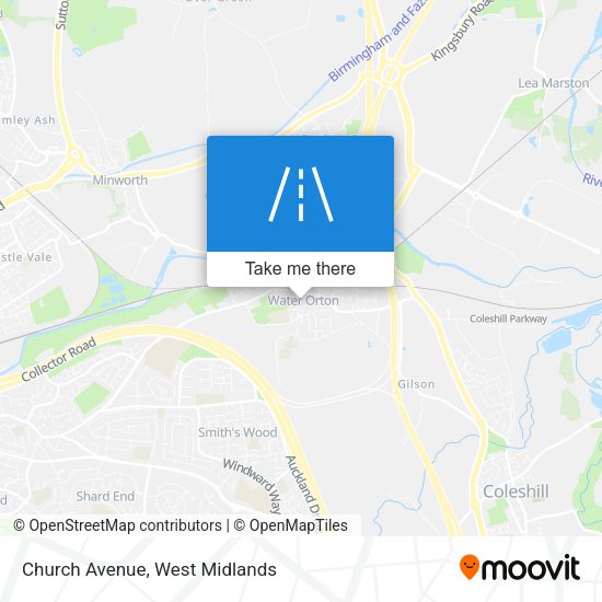 Church Avenue map
