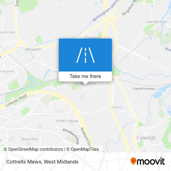 Cottrells Mews map