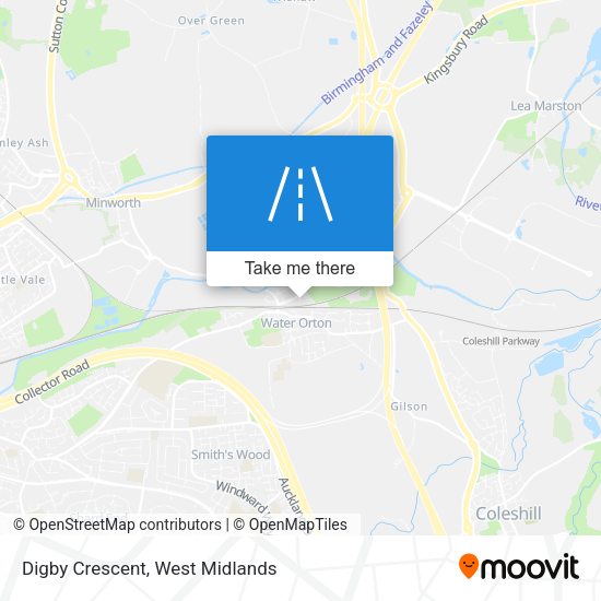 Digby Crescent map