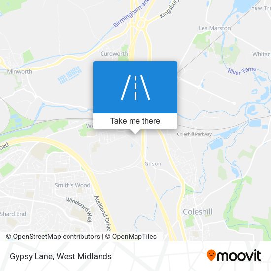 Gypsy Lane map