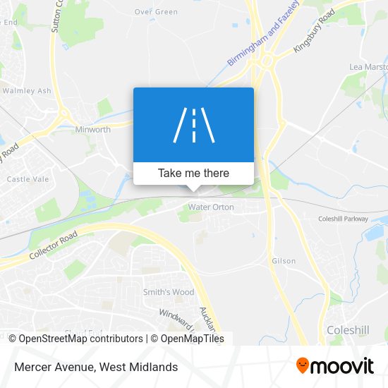 Mercer Avenue map
