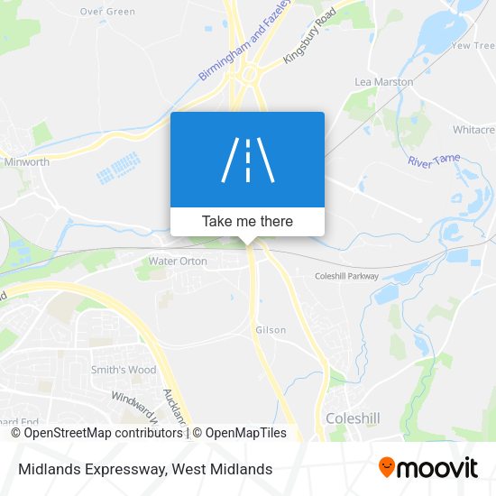 Midlands Expressway map