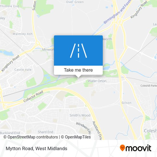 Mytton Road map