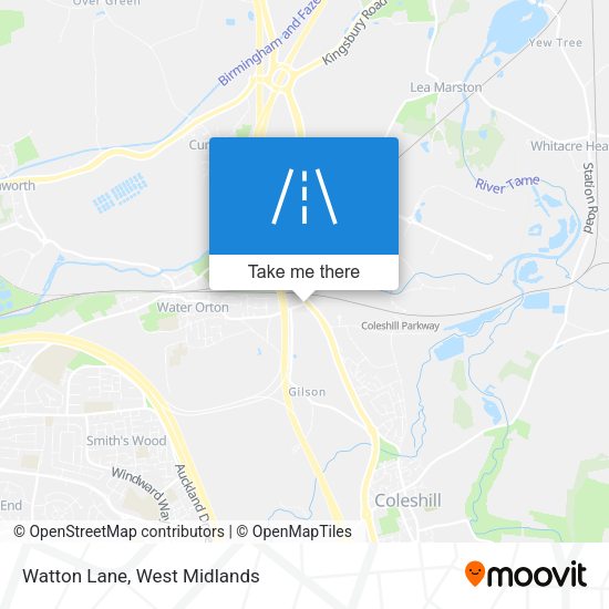 Watton Lane map