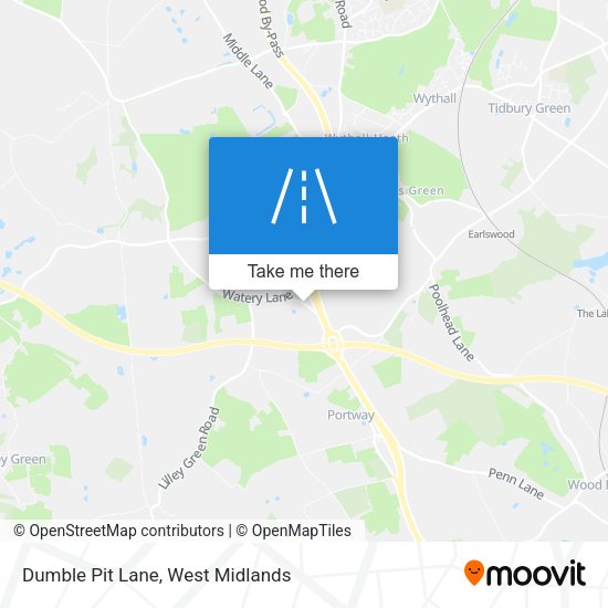 Dumble Pit Lane map