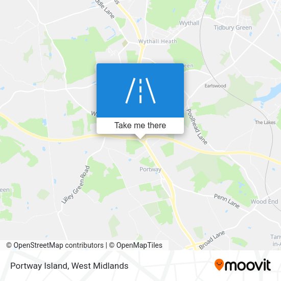 Portway Island map
