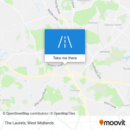 The Laurels map
