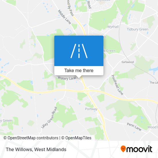 The Willows map