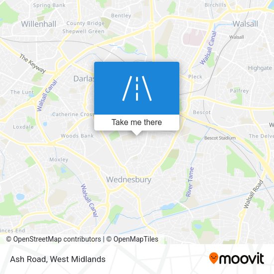 Ash Road map