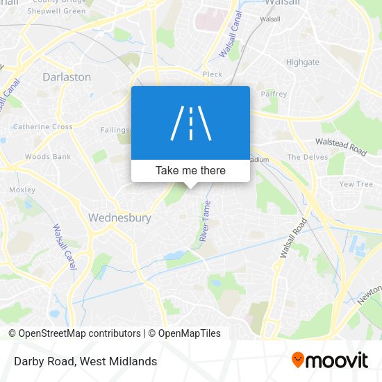 Darby Road map