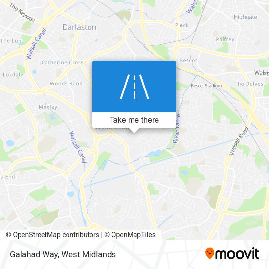 Galahad Way map