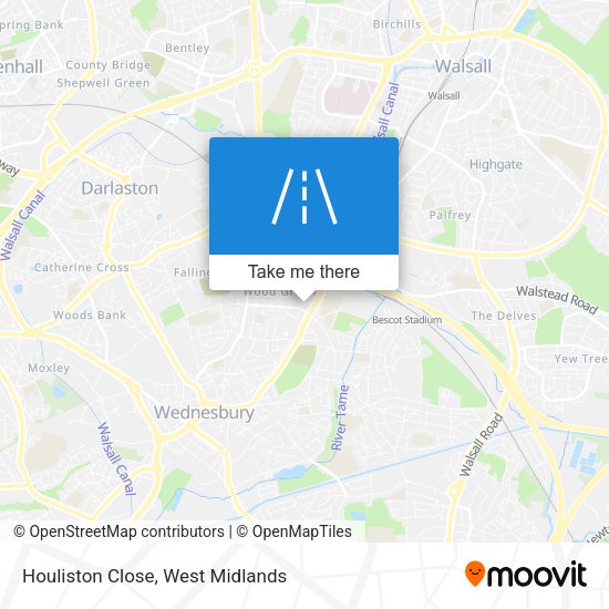 Houliston Close map