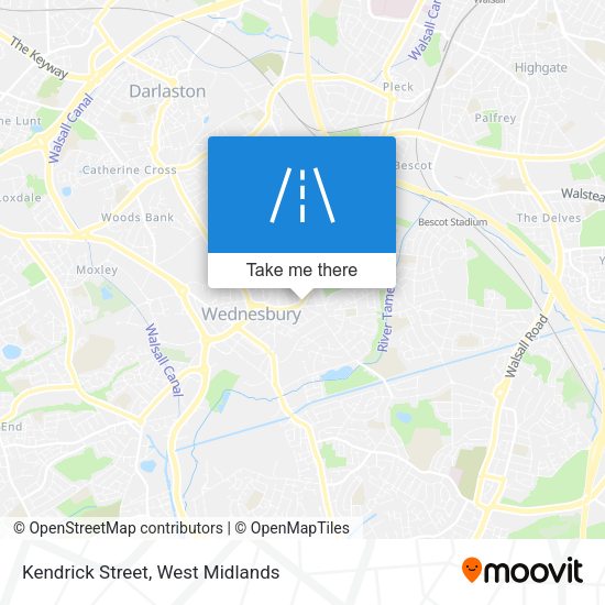 Kendrick Street map
