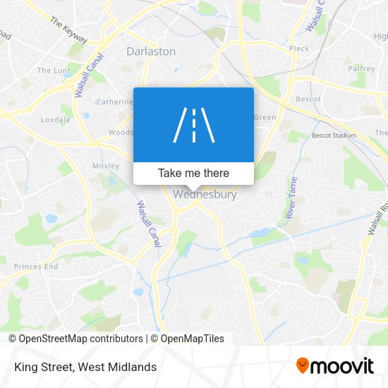 King Street map