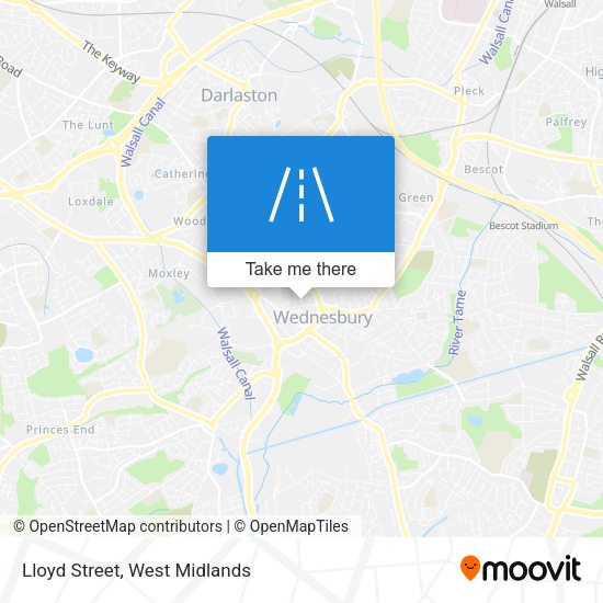 Lloyd Street map